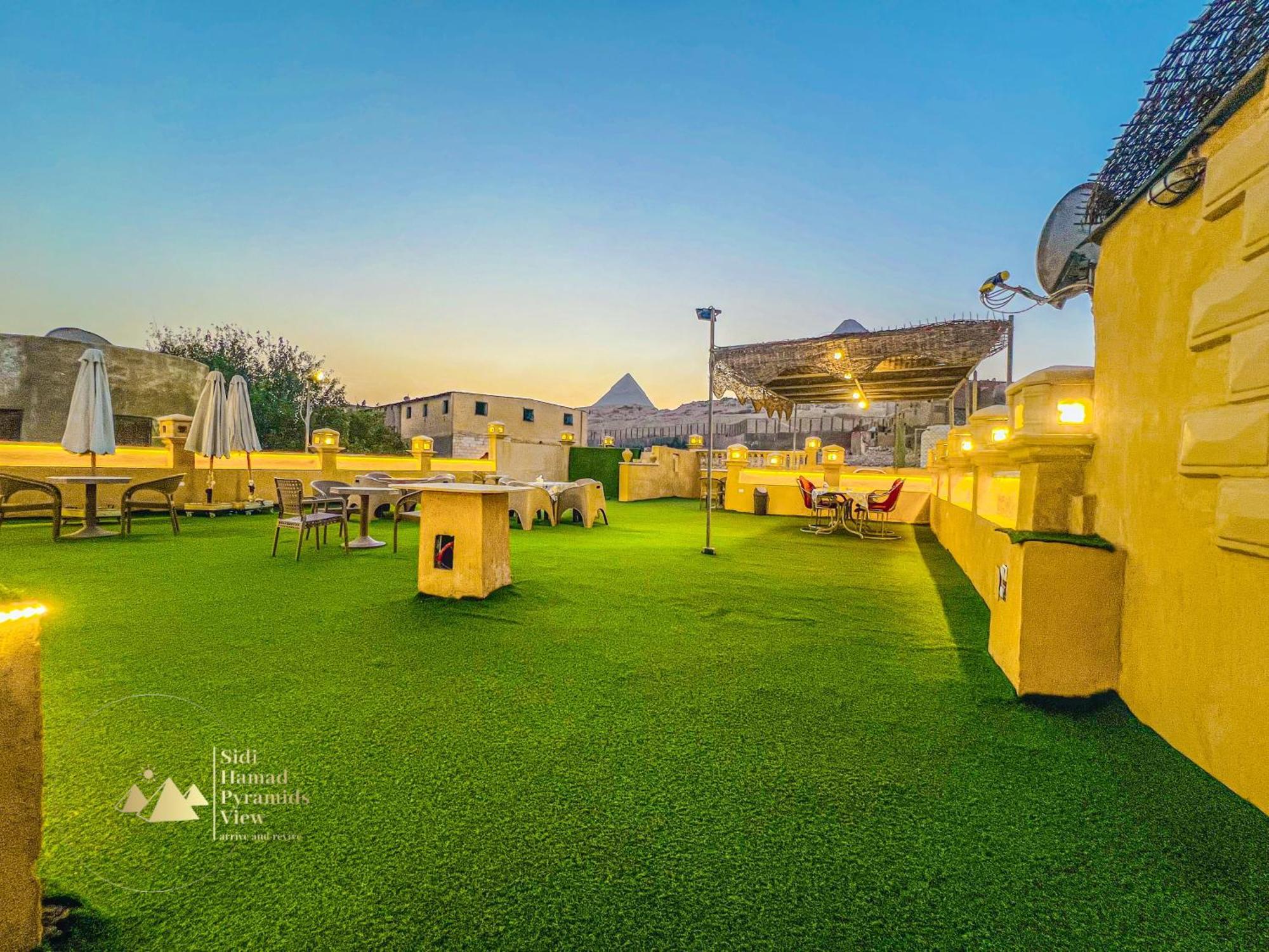 Sidi Hamad Pyramids View Otel Kafret el-Gabal Dış mekan fotoğraf