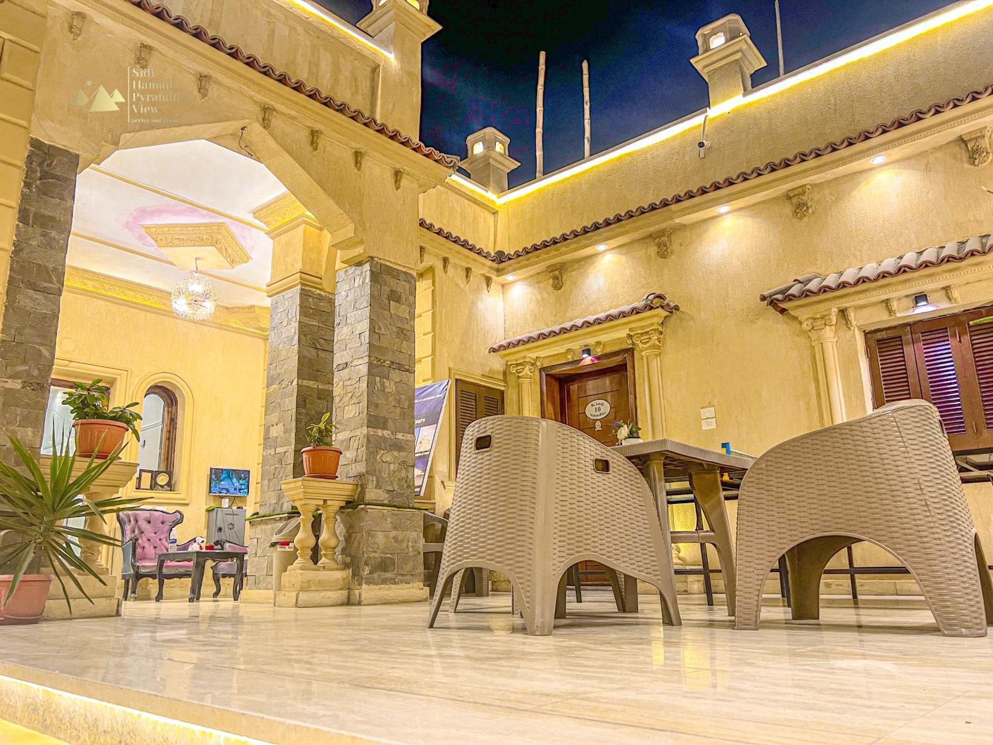 Sidi Hamad Pyramids View Otel Kafret el-Gabal Dış mekan fotoğraf
