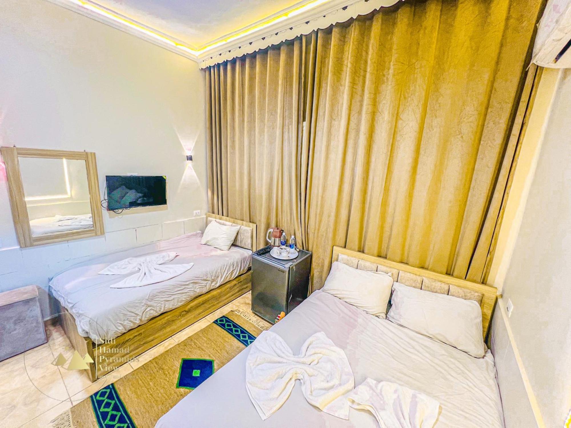 Sidi Hamad Pyramids View Otel Kafret el-Gabal Dış mekan fotoğraf