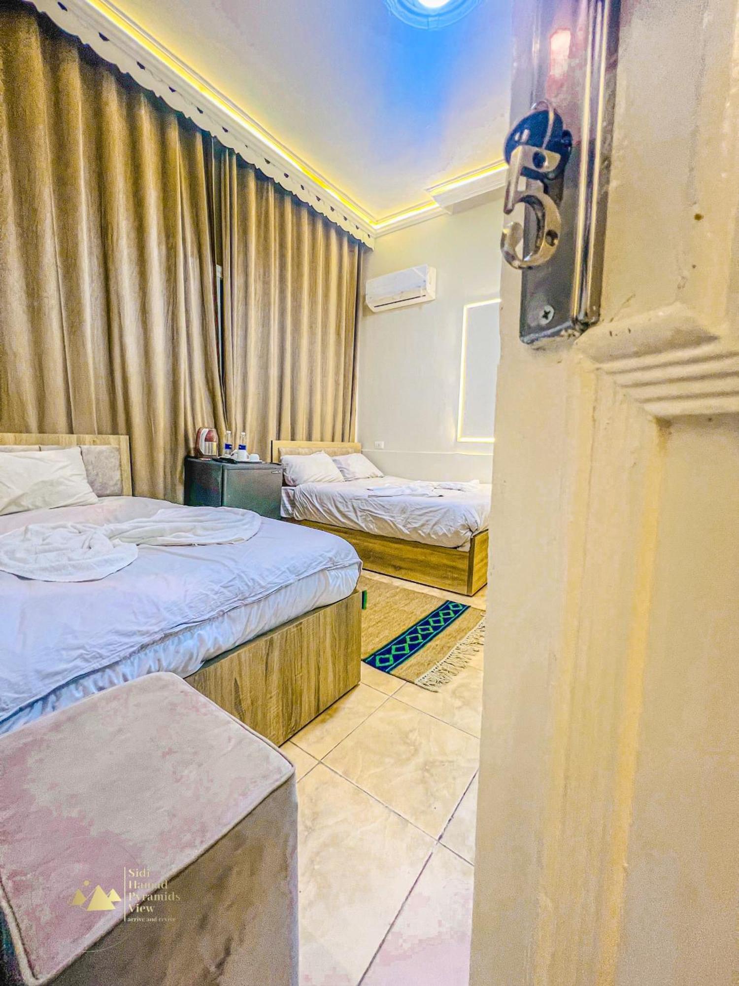 Sidi Hamad Pyramids View Otel Kafret el-Gabal Dış mekan fotoğraf