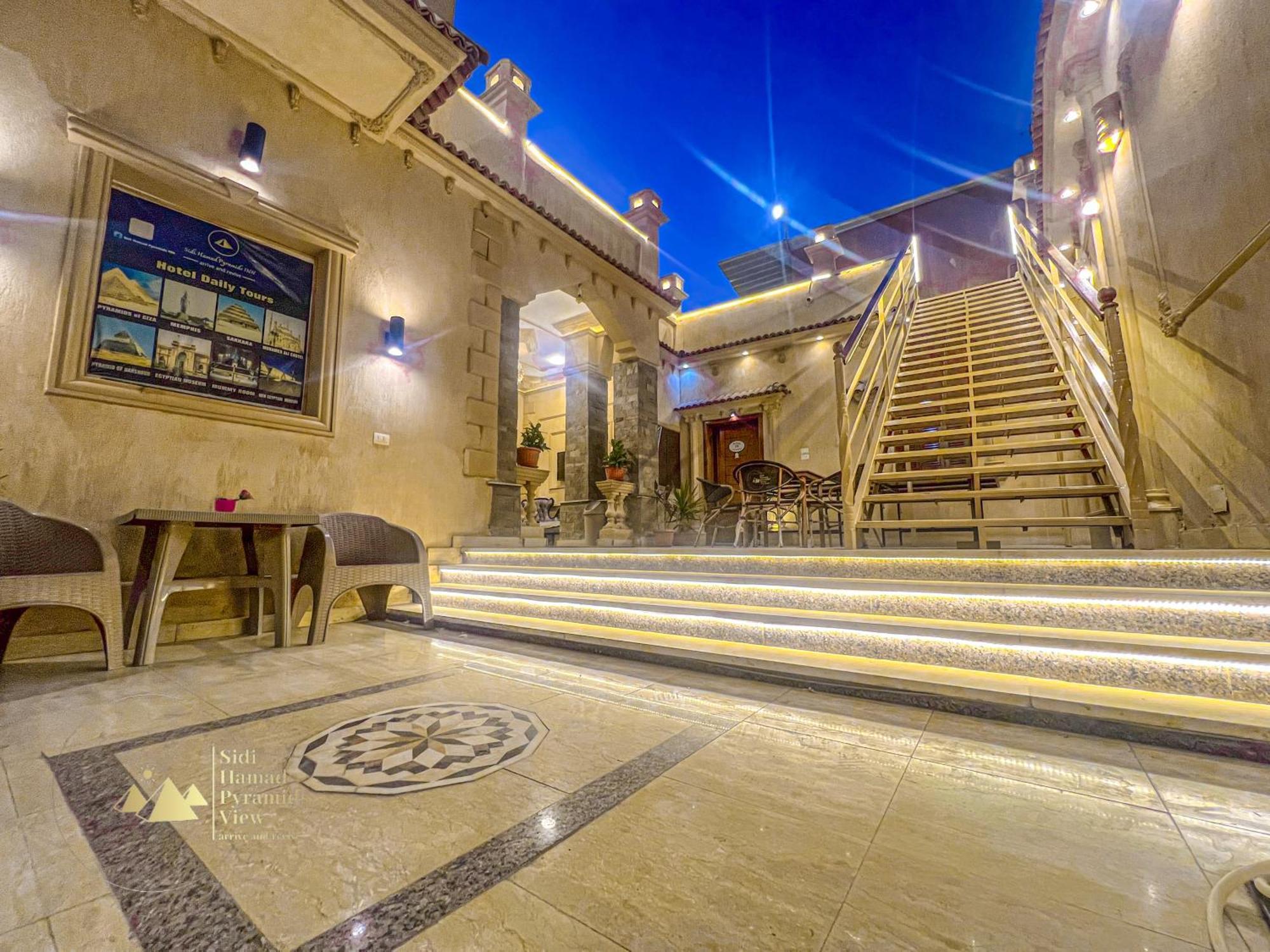 Sidi Hamad Pyramids View Otel Kafret el-Gabal Dış mekan fotoğraf