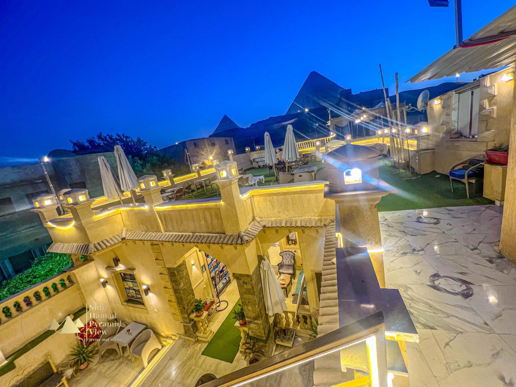 Sidi Hamad Pyramids View Otel Kafret el-Gabal Dış mekan fotoğraf