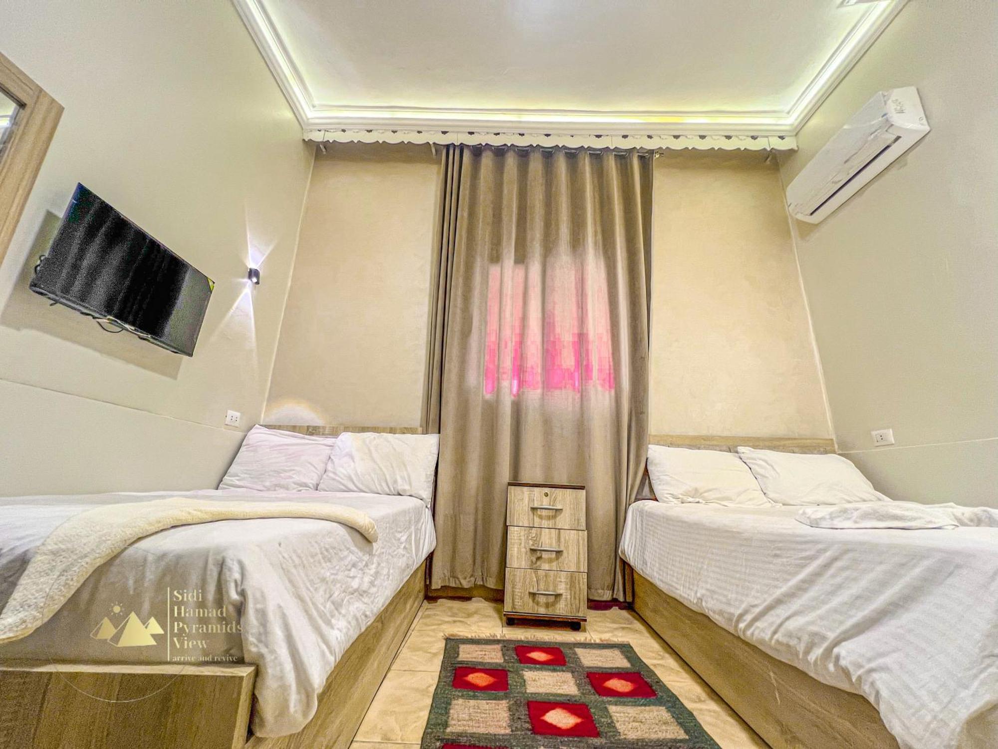 Sidi Hamad Pyramids View Otel Kafret el-Gabal Dış mekan fotoğraf